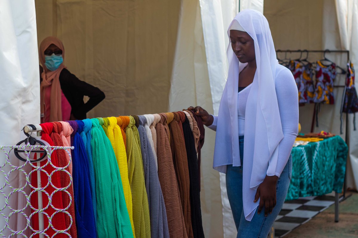 yepgambia's tweet image. The GCCI Trade Fair is the biggest trade event in 🇬🇲.

The event allows entrepreneurs to network, sell &amp;amp; increase visibility for their products &amp;amp; services.

For the past 5 editions, the #Tekkifii Programme has supported #Gambia-n entrepreneurs with stalls &amp;amp; visibility materials.