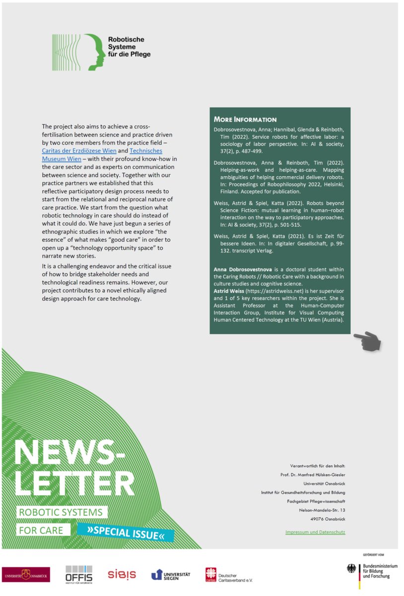 UCD_Japan's tweet photo. BeBeRobot project’s Newsletter features Dr Kodate (@naokody @UCDSocialPWJ) and other researchers working on #care #robots projects (vielen Dank an Dr. Garthaus!) https://t.co/tz5noVVzjk
@UniOsnabrueck @UniSiegen @Caritas_web
@offis  @BMBF_Bund #Education #Research #Germany #Japan https://t.co/xAzapjBTZS