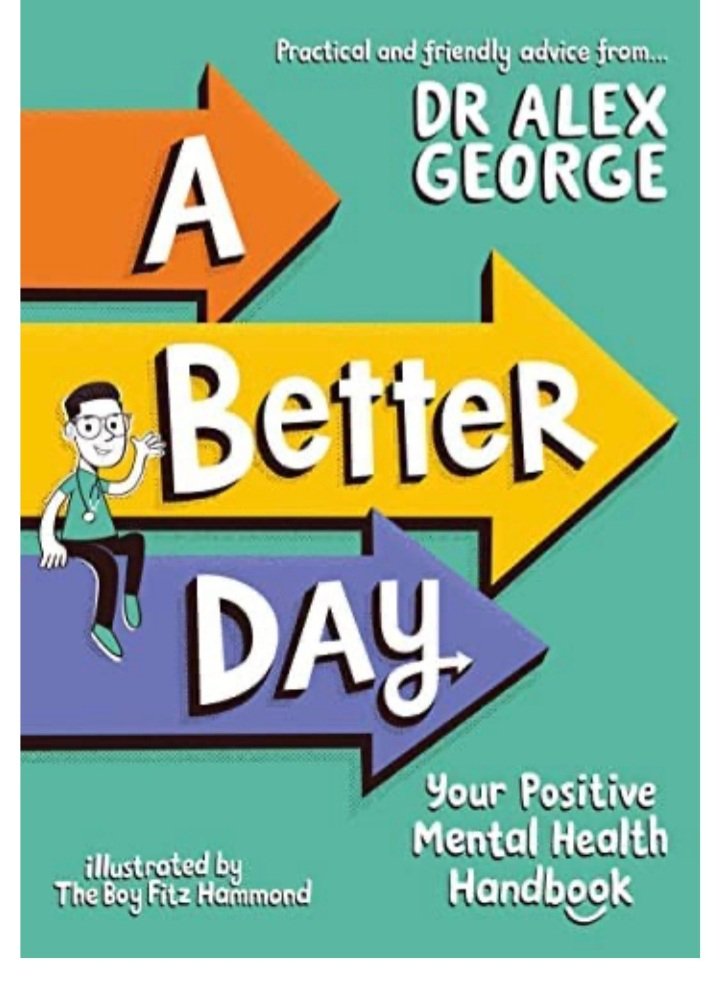 The Romsey School Library now have this amazing book on the shelves 🙌 @DrAlexGoerge1 @WMHDay @mhtodaymag @MentalHealthMatters