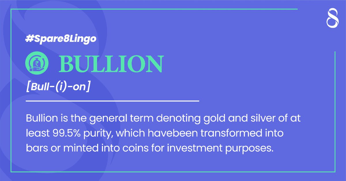Spare8app's tweet photo. Always stay bullish in the long term when you invest in gold! Download Spare8 app and invest in gold today - https://t.co/IzKP52Vk3A
#Bullion #Spare8 #DigitalGold https://t.co/9NnuhOxgvn