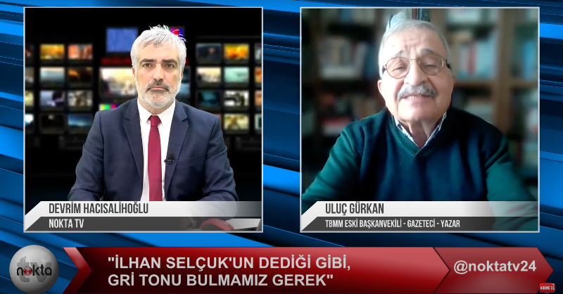 Noktatv24's tweet photo. 🔴#CANLI
📍 "Önümüzdeki seçim, bir rejim referandumudur"
🗣️ TBMM Eski Başkanvekili - Gazeteci Yazar Uluç Gürkan @Uluc_Gurkan;
#CHP #kilicdaroglu #basortusu