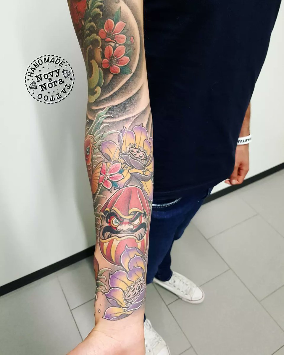 novy_tattoo's tweet photo. Tattooed Arm 💪🏻👹
#japan #colours #darumadoll #daruma #koicarp #carpakoi #koi #koifish #darumatattoo #japaneseart #japantattoo #waves #lotus #lotustattoo #flowers #tattooedmen #inkedman #handmadetattoostudio #carpi #ink #art #tattoo #armtattoo #tattooedarm https://t.co/wu5JBZM2Ej