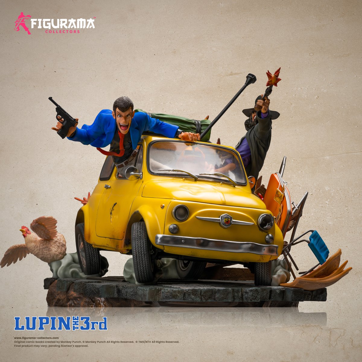 Figurama1's tweet photo. 🕵️ FULL REVEAL! - LUPIN the 3rd ELITE DIORAMA STATUE

Don’t lose sight of the objective… preorders open on OCTOBER 22nd AT 11:00PM JST! 
Join the wish list: 
https://t.co/5OqQKF2b7H

#FiguramaCollectors #フィギュラマコレクターズ #lupinthe3rd #ルパン三世 #japanexpo #anime #lupin https://t.co/RcrhVx10qQ