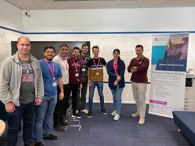 bristol_smart's tweet photo. We say goodbye to one of our visiting PhD students today, Luis Gonzalez Blazquez! We wish you all the best as you head back to Spain to finish up your PhD!
@NetworksBristol
#PhD #visitingstudent https://t.co/jc9wgiEIpn