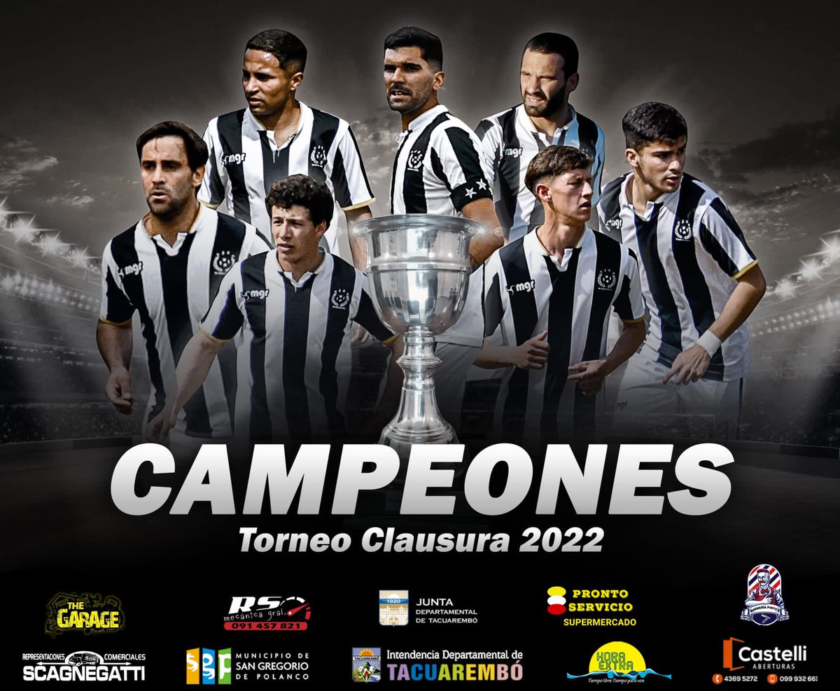 FutbolPolanco's tweet photo. ⭐️🏆Wanderers Campeón del Clausura!!!

El Bohemio se consagró campeón del campeonato clausura en su fecha libre tras el empate  1x1 de Peñarol Vs Nacional a falta de una fecha para la finalización del campeonato. https://t.co/5tb0zLnk4U