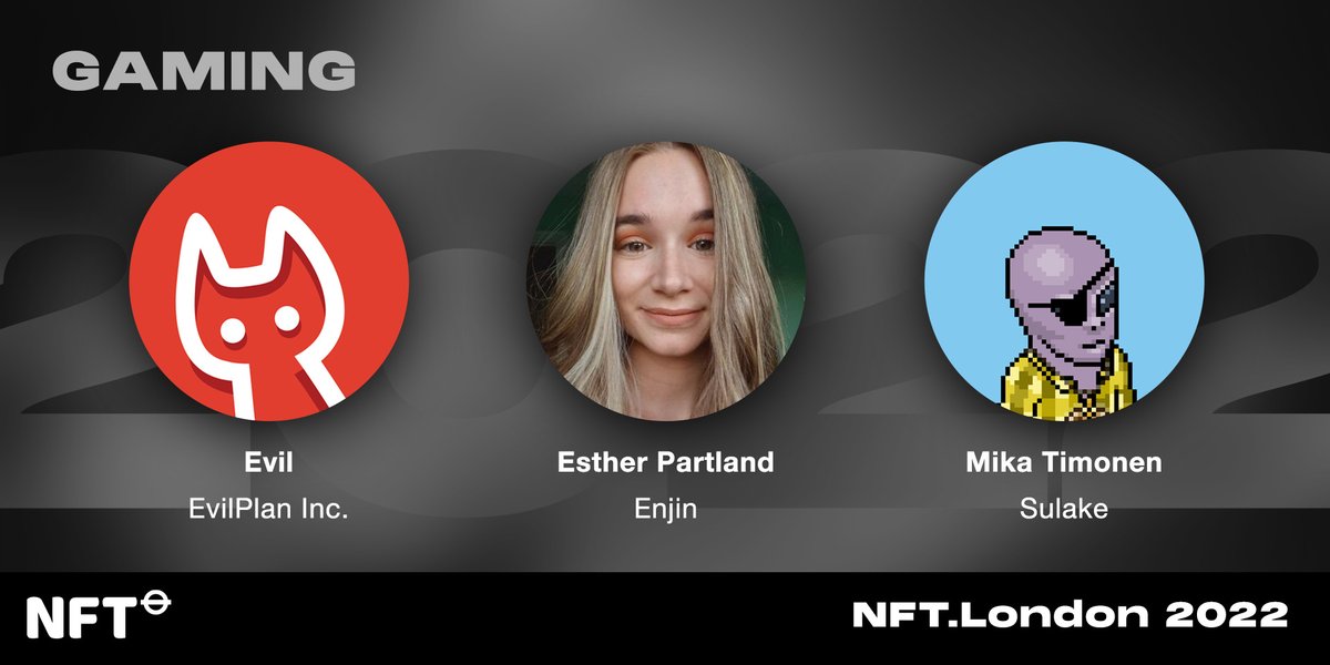 RT <a href="/NFT_NYC/">NFT.NYC</a>: Today we're highlighting 3 #NFTLondon2022 speakers who will be presenting on the Gaming track. Meet and follow @evilplaninc, @estherjade1 and <a href="/Muumiopappa/">Muumiopappa</a>. Learn more at NFT.London  | by @Sulake #Habbo #Hotelhideaway #Sulake