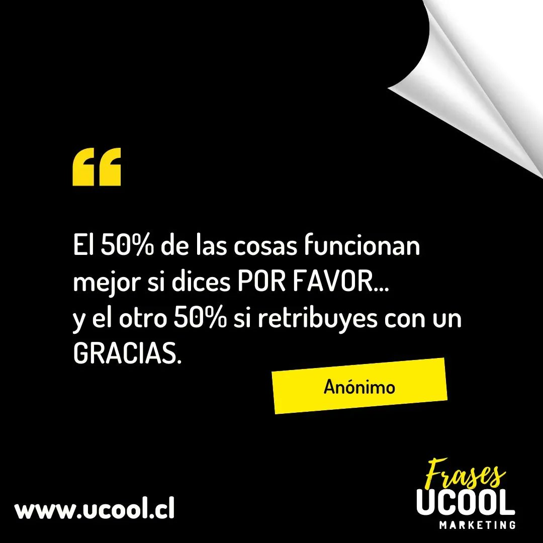 ucool_cl's tweet photo. ¿Qué tipo de relaciones estás construyendo cuando te comunicas?
Las palabras, crean o destruyen… acercan o alejan. 
#palabrasmagicas
#buenasemana #BuenLunes https://t.co/OB5fNAkeau