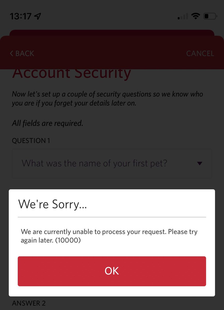 ShereenVLee's tweet photo. Hey @VirginAtlantic trying to join your flyers club since Friday on website, mobile and app but all I get is this message? https://t.co/fLVN4XBmsW