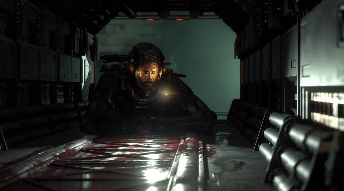 __KGGaming__'s tweet photo. #QuickHitImpression #TheCallistoProtocol is the horror game we've been waiting for. Insane graphics, tight corridors juxtaposed with open levels, and perfect lighting that makes for a truly creepy atmosphere. It also has our girl @KarenFukuhara in it 😍 #GamersUnite #Spooktober https://t.co/Na4oSJl3k0