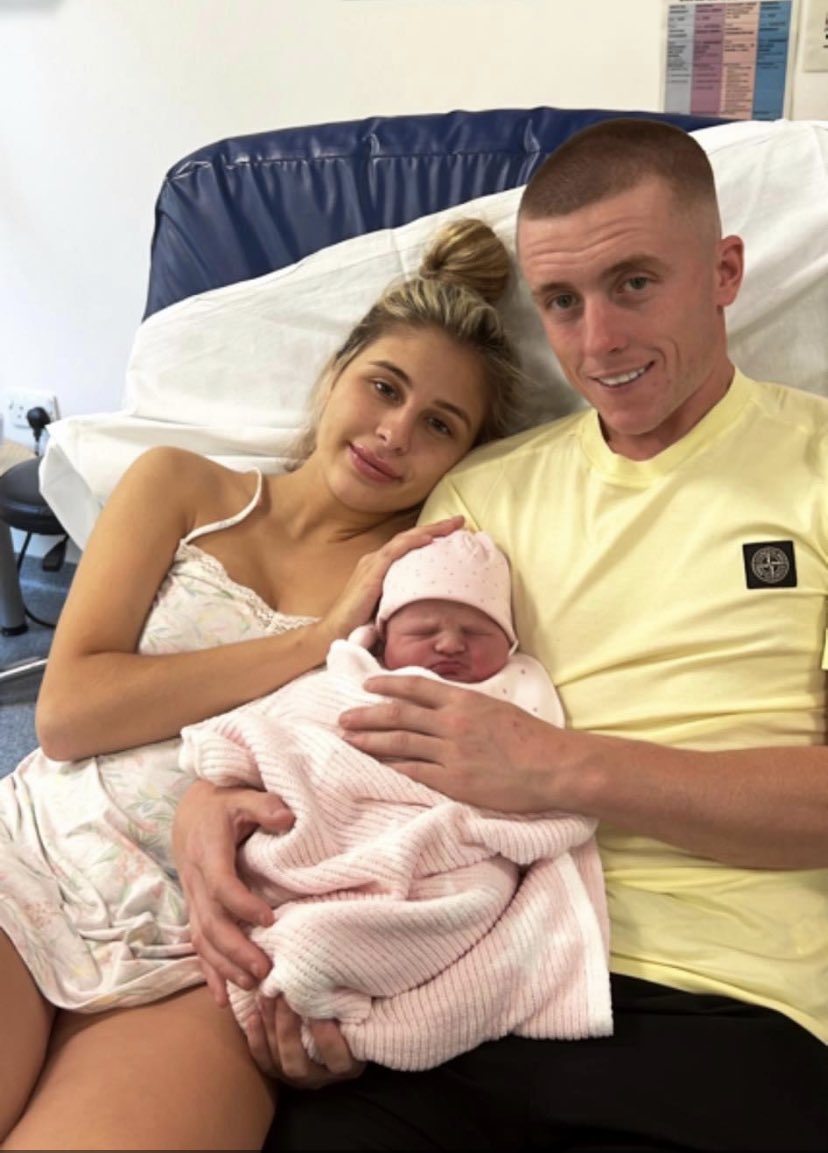 Congratulations to midfielder Jordan Flattley on the safe arrival of his beautiful baby girl, from everyone at Eccleshall Football Club ❤️ 👶🏻