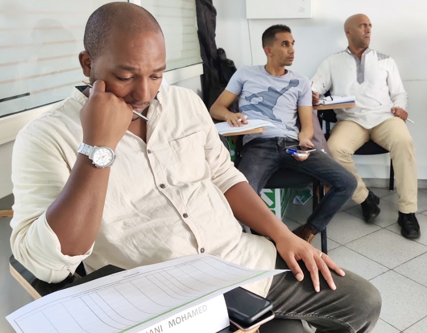 France_SST's tweet photo. Quelques images de nos formations @casavigilance au #Maroc, avec :
➜ Une journée sur la 🆕 Loi Santé Travail avec @arnaud_dubroca 
➜ Trois journées d'actualisation pour #SSIAP3 avec Bernard
➜ Et enfin, nous poursuivons avec une formation d'actualisation #SSIAP2 

#FranceSST https://t.co/MdDopMGiTa