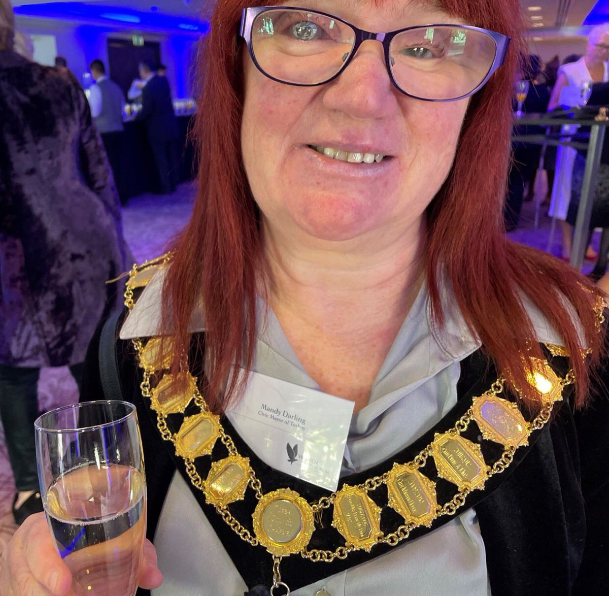 I'm at the marvelous @womenofyear Lunch and Awards 2022 today at the Royal Lancaster London. I'm on table 42 come and say hi if you are here! Already met some wonderful inspirational women, Lady Louise Vaughan, Chair of Women of the Year and Mandy Darling civic mayor of Torbay!