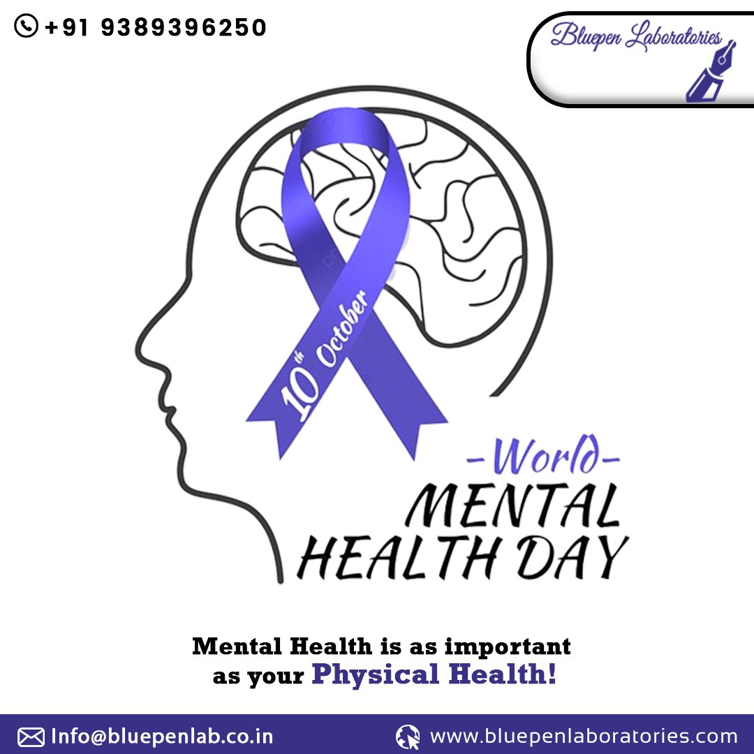 BluepenLtd's tweet photo. Let us make each and everyone aware that mental health needs our attention…. Wishing a very Happy World Mental Health Day.

#WorldMentalHealthDay2022  #worldmentalhealthday #worldmentalhealthday❤️  #mentalhealth #mentalhealthawareness #mentalhealthmatters #anxiety https://t.co/AS9HgraSj9