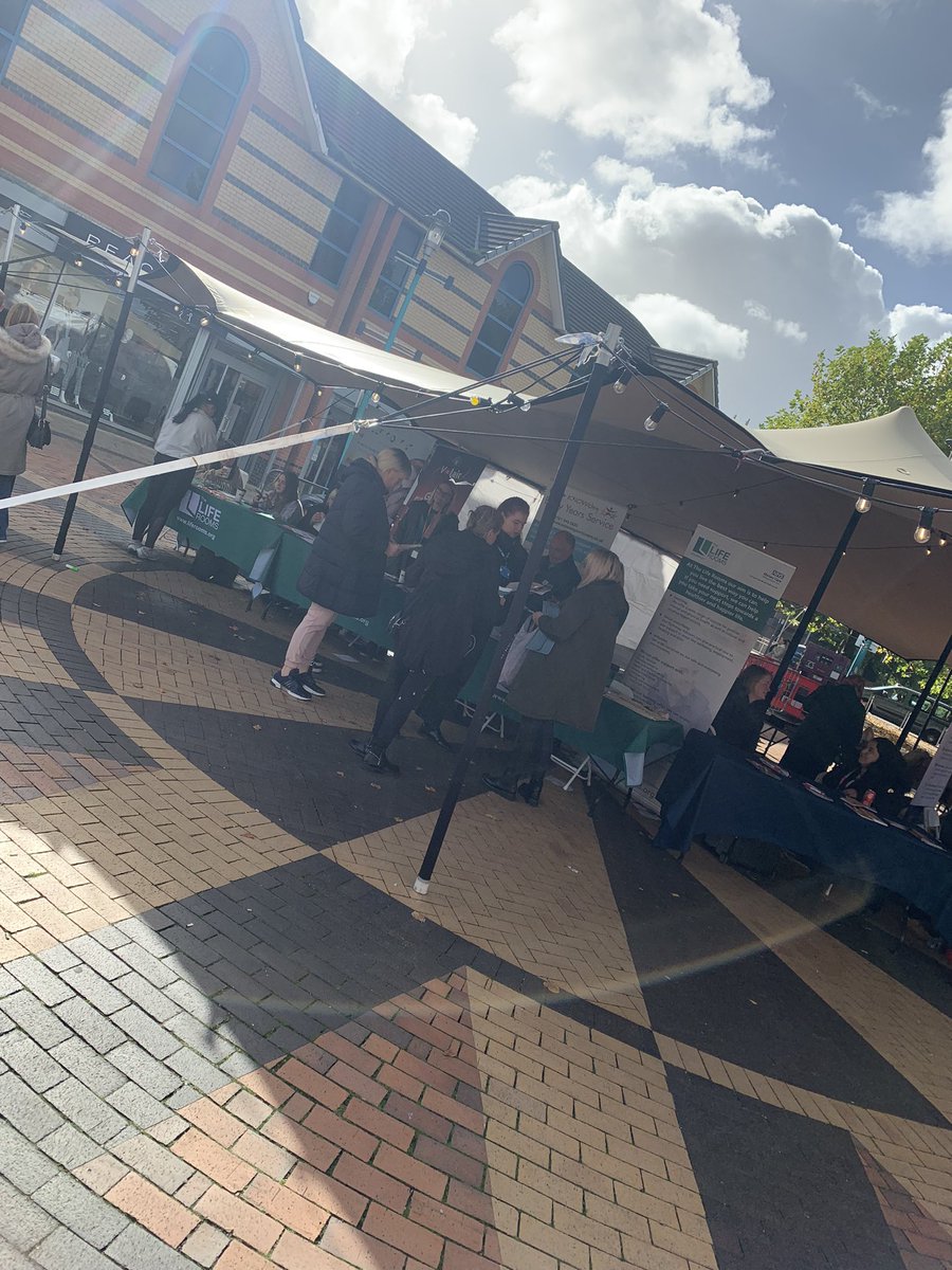 LauraMo47780126's tweet photo. Its getting busy @Huytonvilcentre for #WorldMentalHealthDay day event @LifeRooms_MC Knowsley Team and lots of amazing partners linking in to support the community https://t.co/utHdyoMaEe
