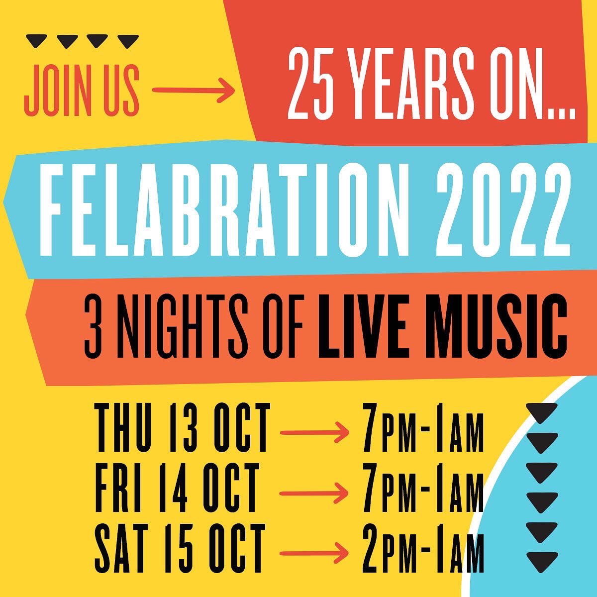 BatureBrewery's tweet photo. 25 years on!!! Join us as we celebrate the life of the legend Fela Anikulapo!! 

#felabration2022 is here!! Enjoy 3 nights of live music from the best of the best!! 13th Oct - 15th Oct. you don’t want to miss it! See you there! https://t.co/MVOxAzSBBo