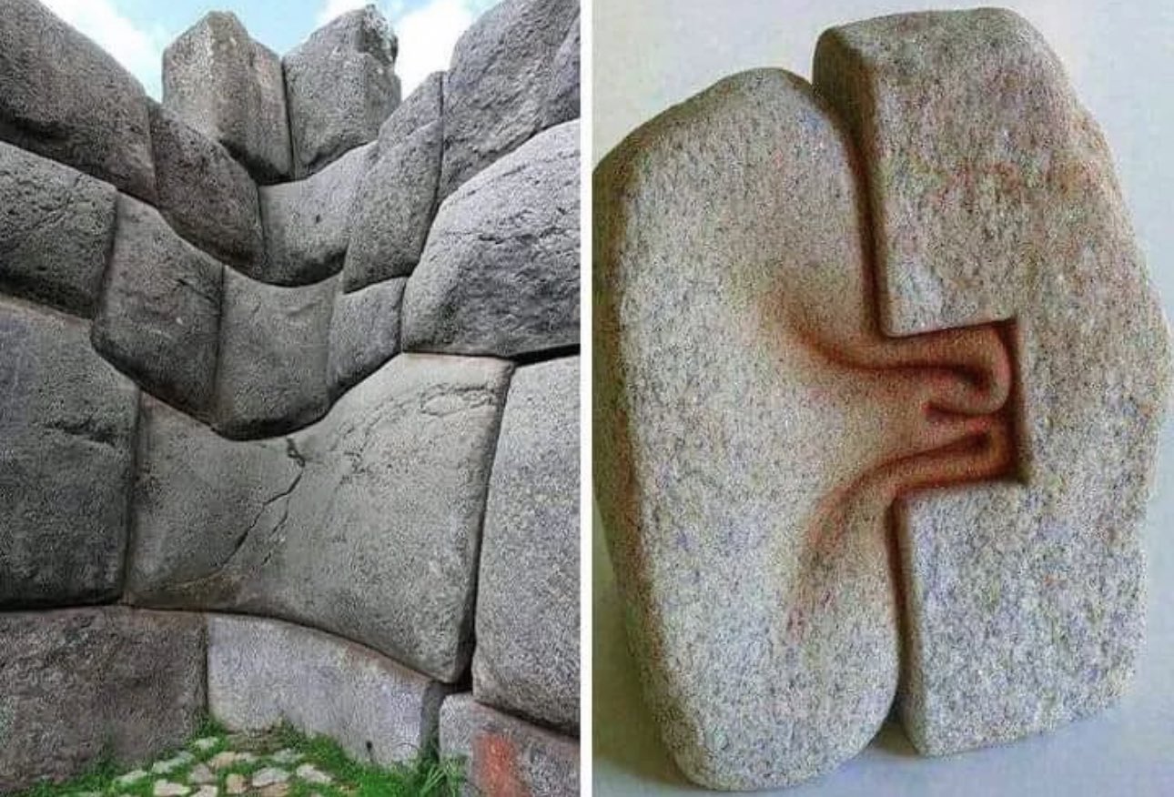Third Eye Seeks 🪬 on X: "👀💭 Is it possible that #ancients had knowledge of technology capable of liquefying stones? It is said that they used crystal lens technology under sunlight to