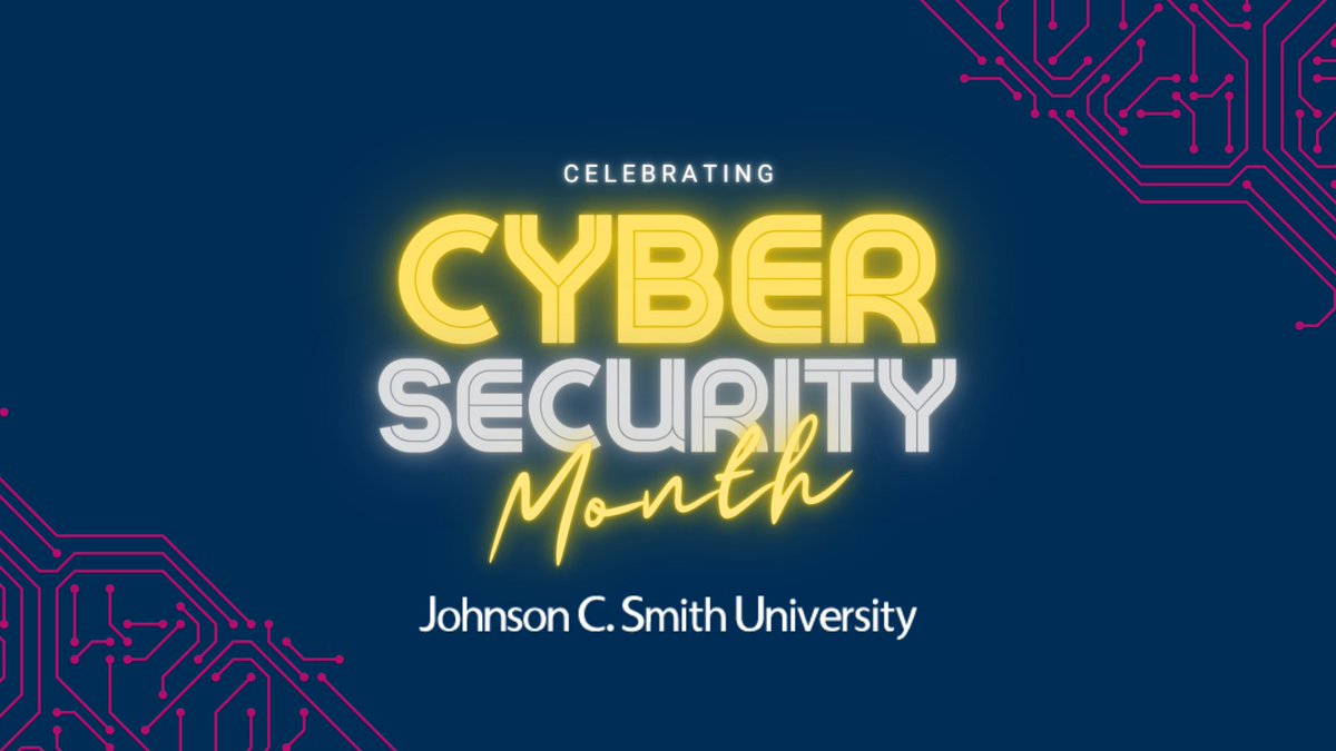 JCSU is celebrating Cyber Security Month. Did you know you can greatly increase your cybersecurity online, at work and at home by taking a few simple steps? Learn how at: cisa.gov/cybersecurity-… #CybersecurityAwarenessMonth #SeeYourselfInCyber