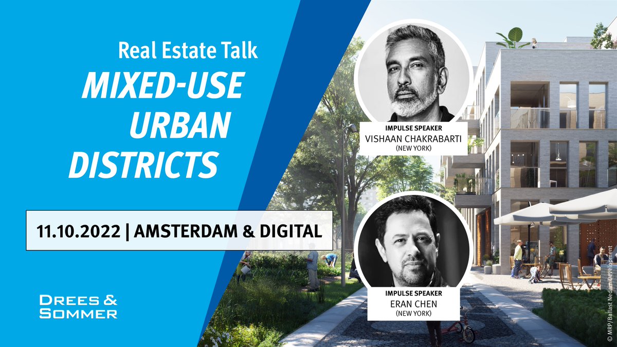 [REAL ESTATE TALK] 𝙄𝙩'𝙨 𝙩𝙝𝙚 𝙈𝙞𝙭 𝙩𝙝𝙖𝙩 𝙘𝙧𝙚𝙖𝙩𝙚𝙨 𝙖 𝙧𝙚𝙖𝙡 𝙎𝙤𝙘𝙞𝙚𝙩𝙮, 11 octobre 2022, 16 h, avec les interventions de Vishaan Chakrabarti et Eran Chen.

‌👉 Rejoignez-nous (en direct ou en ligne) : bit.ly/3Cmc4np