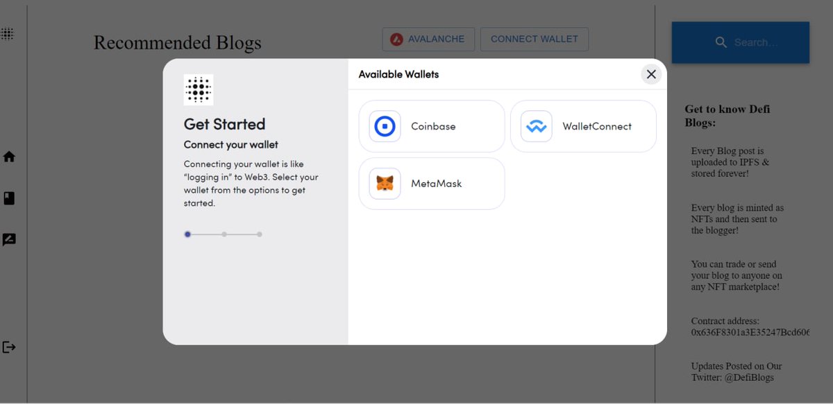 DefiBlogs's tweet photo. GOOOD MORNING #AVAX
We know we're a bit late on our promised updates! But we promise they are coming very soon! They still need more backend testing to handle users from 25+ Chains.
Here's some #SneakPeeks
#DefiBlogs #Web3BloggingPlatform #CrossChain #NFTs $BLOGS https://t.co/o0b72t4kbh