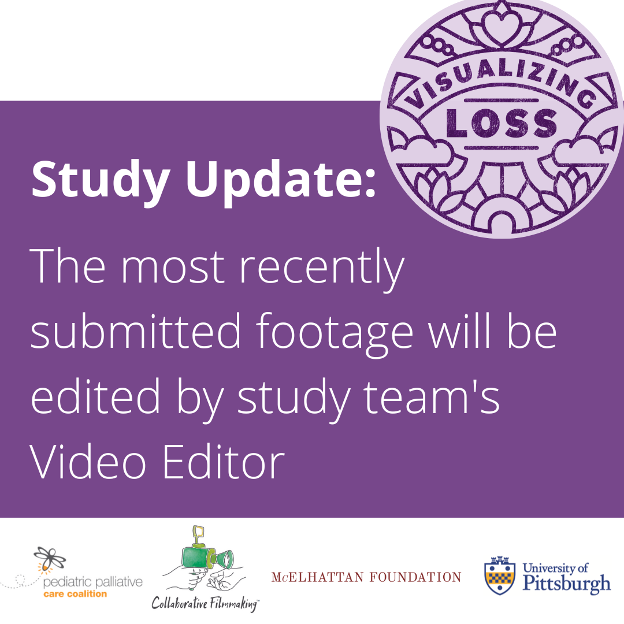 saralizabaumann's tweet photo. We have some exciting updates about our #visualizingloss #collaborativefilmmaking study. The skills of our team film editor have been requested by 1 of our participants. Having a film editor on the team helps to ensure the final film matches the participant’s creative vision. 1/2 https://t.co/UUJJjxyvep