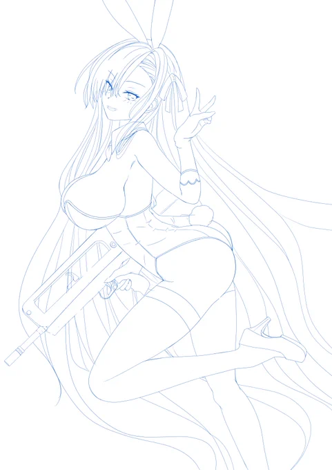 wip (*'-`)もうすぐ復刻バニーイベはじまるよー👯‍♀️ 