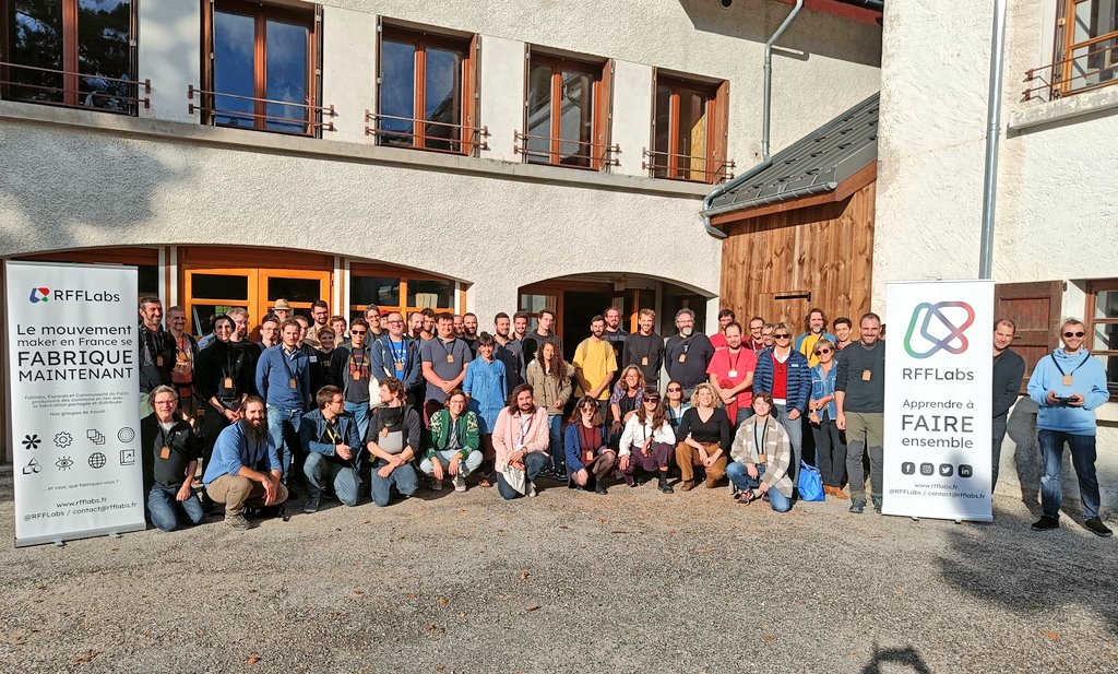 4 jours d'#OctoberMake 2022 ou le
Chassé Croisé de la communauté <a href="/RFFLabs/">RFFLabs</a> dans le Vercors

+100 participant.e.s de toute la France se sont retrouvés à Méaudre <a href="/CDIsere/">Isère</a>. 🏞️

Merci encore à toutes et à tous!

Vivement #OctoberMake 2023... on en reparle bientôt!