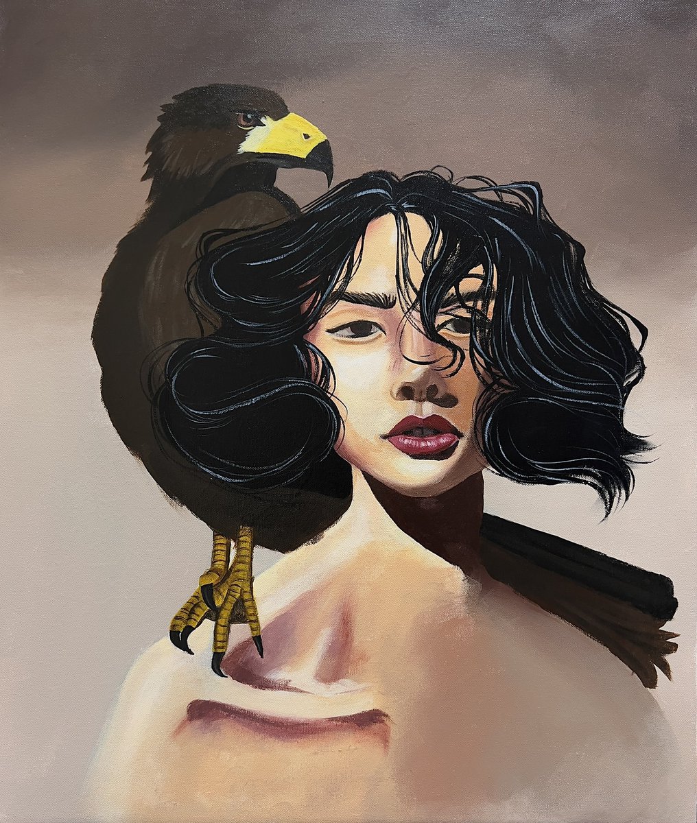 ajhowardart's tweet photo. My newest acrylic painting! Love the warm neutral hues in this 😊 https://t.co/EAv1FbWiR0