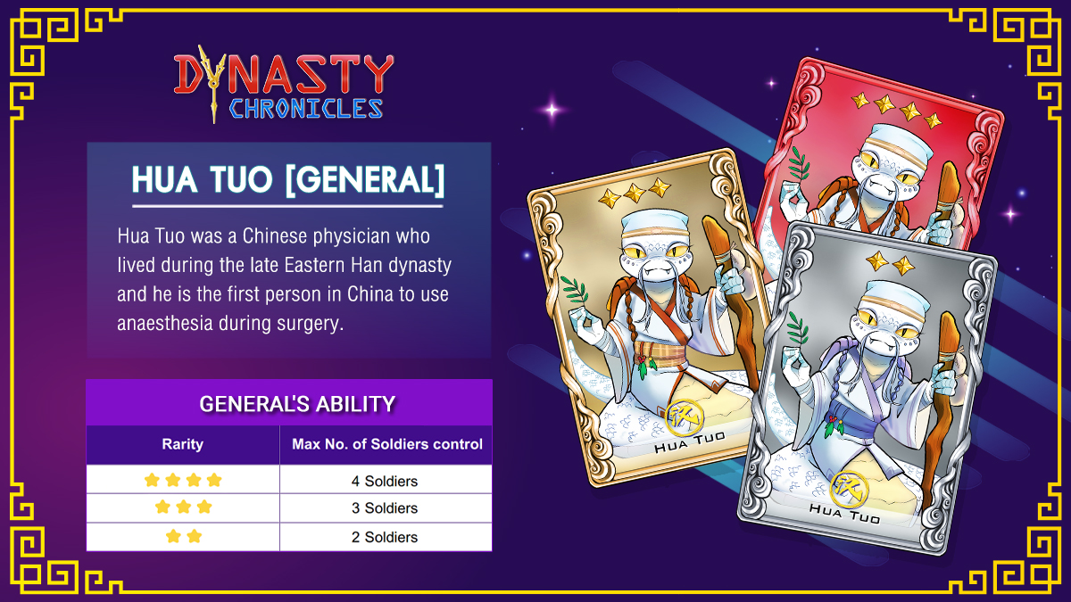 🔎 Get to know "Hua Tuo" who was transformed into a "White Snake" by the time dimension.

#NFTCommmunity  #NFT #NFTProjects #PlayToEarn #NFTGames #BinanceSmartChain #GameFi #cryptocurrency #P2E #threekingdom