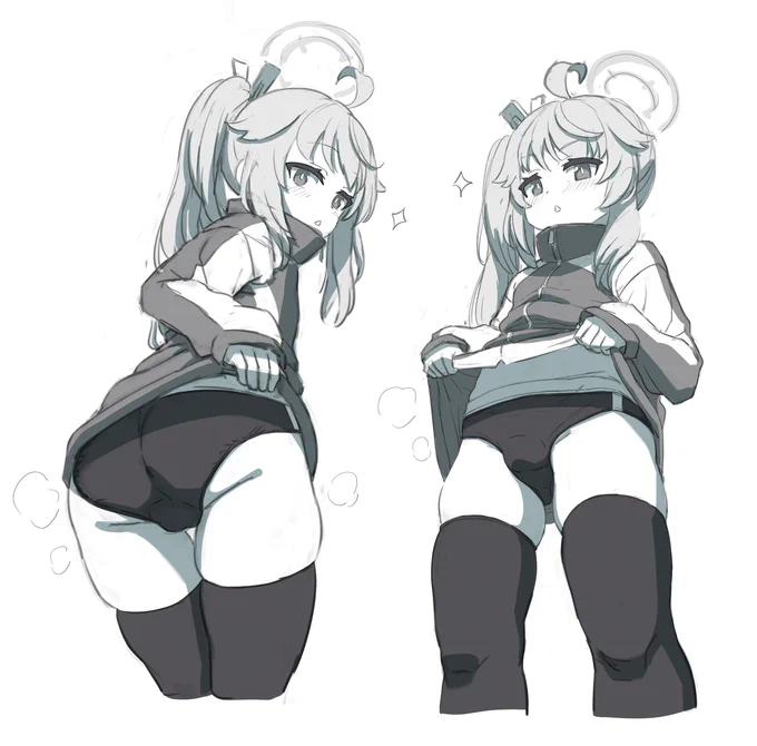 ジャージにはブルマがロマンなんだよナツ...。さあ早くこのブルマに履き替えて先生に見せつけてくれ! 