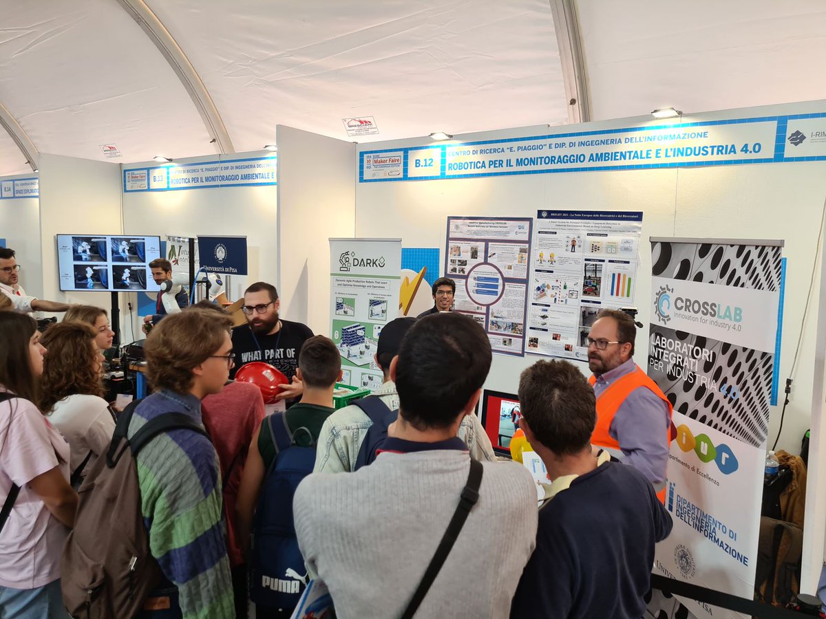 DII_Pisa's tweet image. Al @MakerFaireRome  le tecnologie dei #crosslab per il lavoro del #futuro e la #transizionedigitale  @DII_Pisa @SimoneGeno