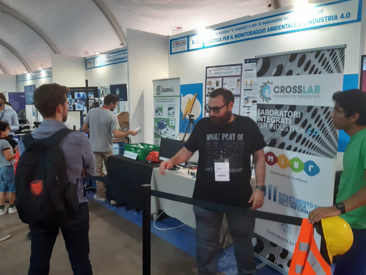 DII_Pisa's tweet image. Al @MakerFaireRome  le tecnologie dei #crosslab per il lavoro del #futuro e la #transizionedigitale  @DII_Pisa @SimoneGeno