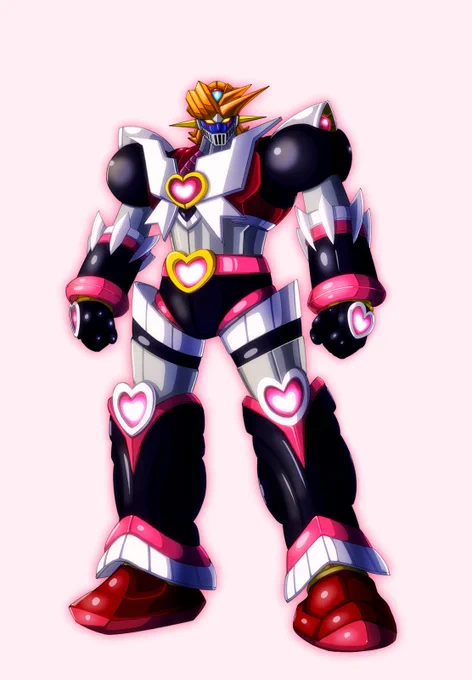 以前描いたキュアブラック×マジンガー絵! 