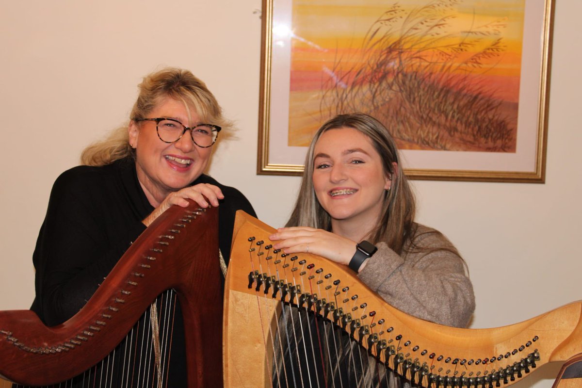 #HarpDay2022
In the 16th century, Henry VIII declared himself King & made the Brian Boru harp the national symbol of Ireland & it remains so today

On 15th Oct, join harpists #AnnTuite,  #MaryKelly & #LeahOSullivan for a lunchtime recital at 12pm
Booking is imperative
018331618