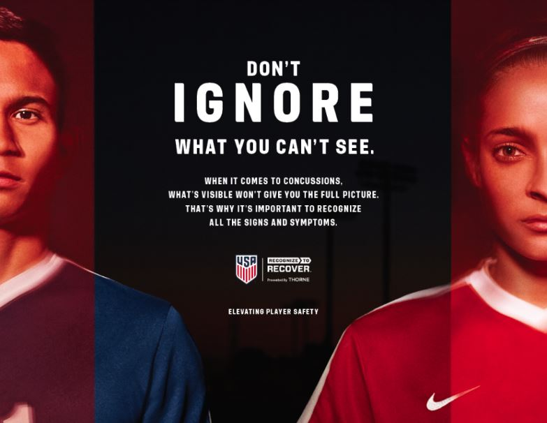 SoccerPAWest's tweet photo. Concussion Awareness Week is here! Players, coaches, and fans across the 🇺🇸 are encouraged to take the #TTpledge. https://t.co/TNsFoOMbpG #RecognizeToRecover https://t.co/ILyIrp7bVu
