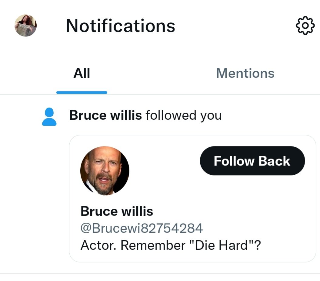 Bruce Willis.
 At Bruce W I buncha numbers that almost look like Jenny's phone number.
Actor period  
Remember quote Die Hard unquote question mark. 
...Yep. Seems legit. https://t.co/Z2cwGZBHQl