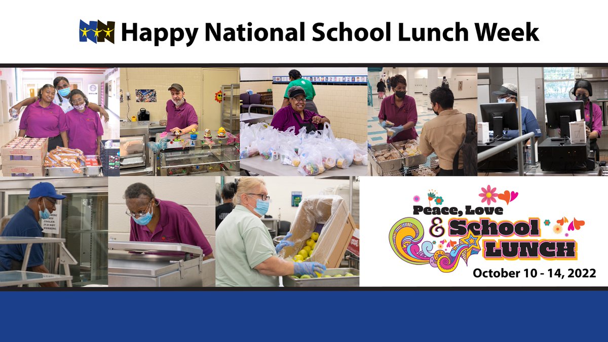 It's National School Lunch Week! Join us in celebrating our school lunch programs and our wonderful Child Nutrition staff! #nslw22 #nnpsproud