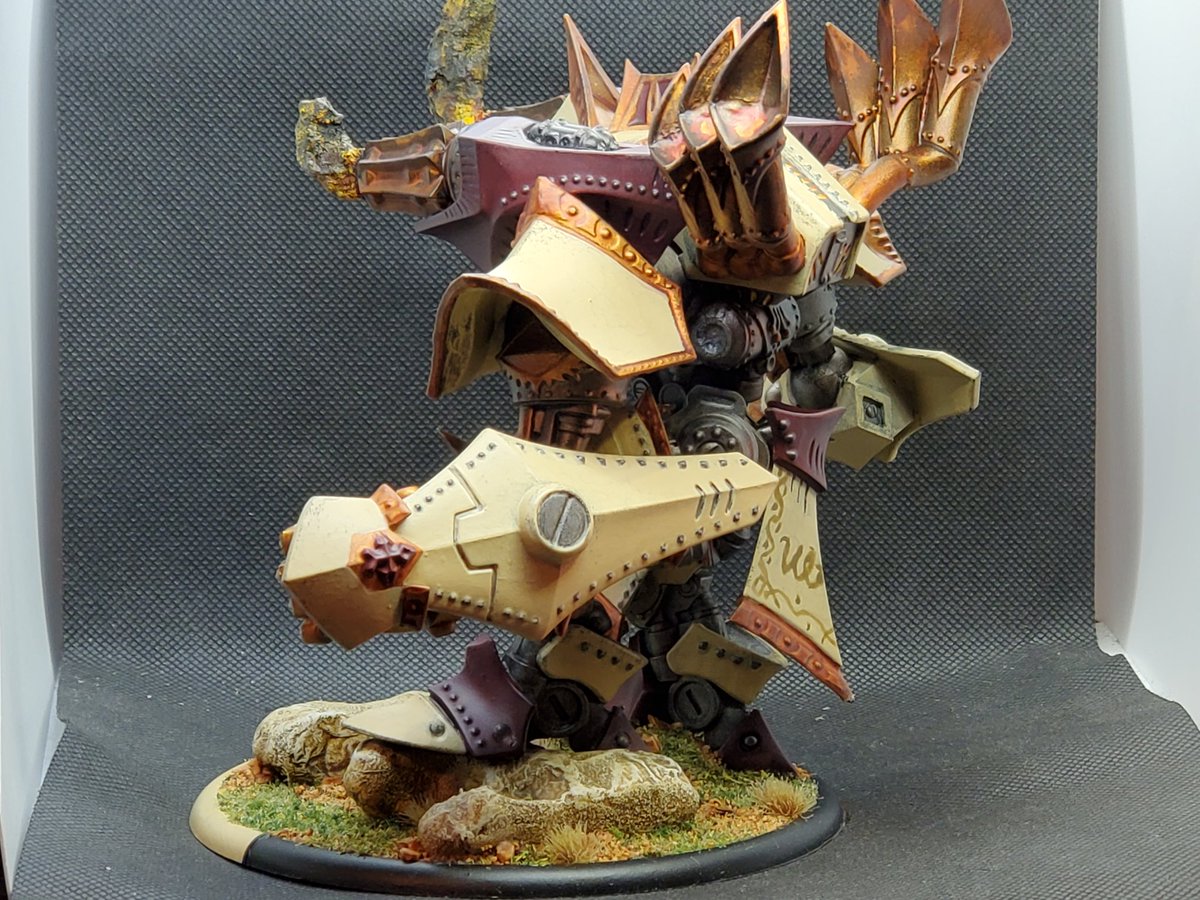 empryme's tweet photo. So I don't think I've shared Ultor, my #ProtectorateOfMenoth Revelator for #MiniatureMonday. So here we are lol. I've only had one game w/ him thus far, but I did find him interesting to field.
@privateerpress
#P3Painters #WARMACHINE #colossal #warjack https://t.co/fvzG0Gr6jk