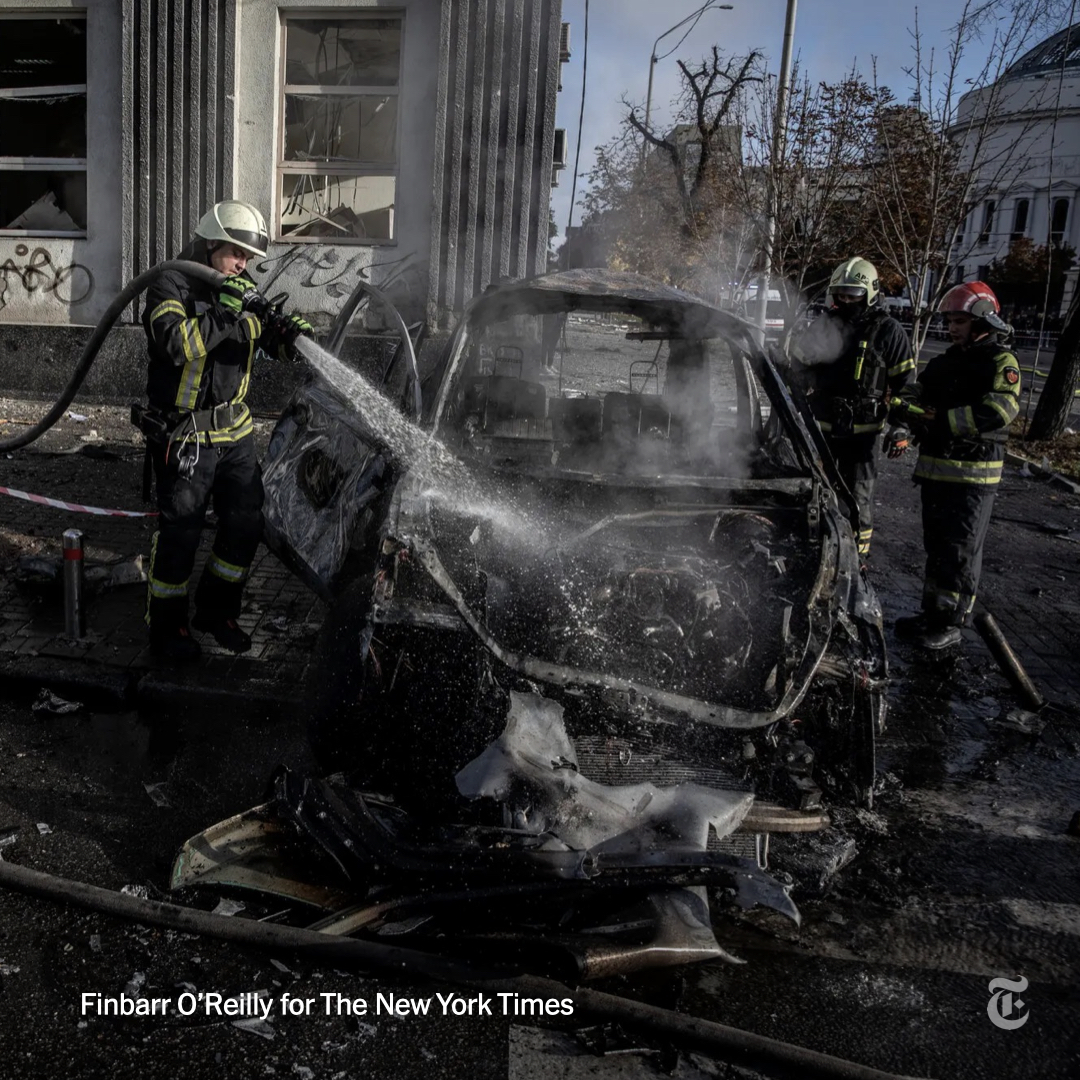 A series of Russian missile strikes against cities across Ukraine hit the heart of Kyiv, the capital, and other areas far from the front line. It was the broadest aerial assault against civilians and critical infrastructure since the early days of the war.
nyti.ms/3fKLFbe