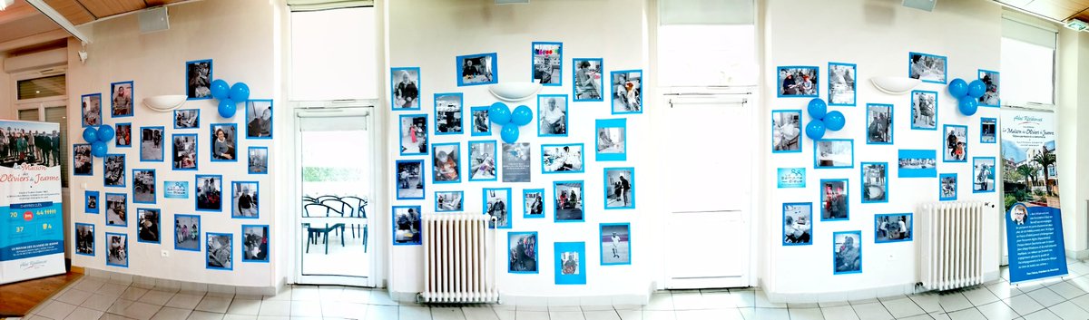 Retour sur des activités #Semainebleue #2022 avec à l’ouest LOUVIGNY, 1 semaine complète d’activités - à l’est CHAUMONT, gala des aînés par la Mairie - en IDF BONDY, des activités de la Mairie, ici la sophrologie - au Sud TOULON : vernissage exposition portraits des Résidents.