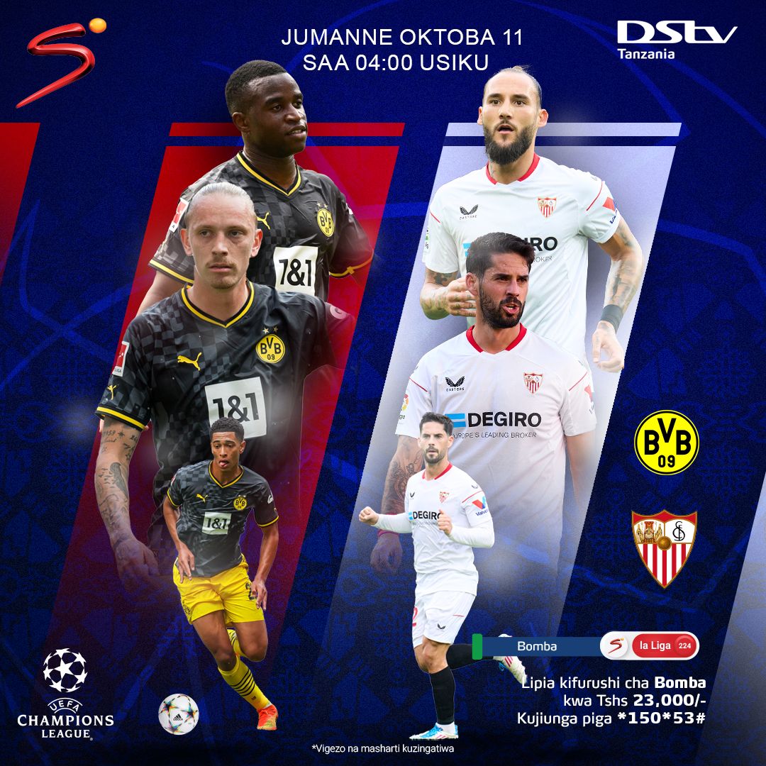 bajabiri's tweet photo. #UCLisBack on @DStv_Tz
#MsimuWaSokaLaKibabe https://t.co/ILm6PELu1c