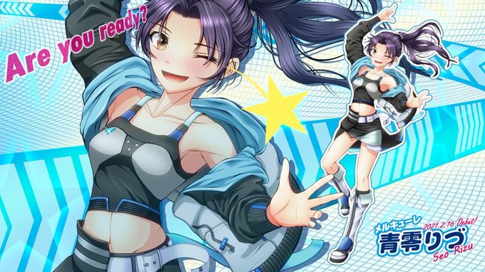 スポーツの日に便乗して私がVTuberの配信を見るきっかけになったメルキューレの5人を(^o^)
イラストレーターのU-10さんによるスポーティーなデザインが大好きです(^-^)
#青零りづ 
#燈河なこ 
#渚沙羽ひな
#瑞波ゆい 
#倉御津きい 