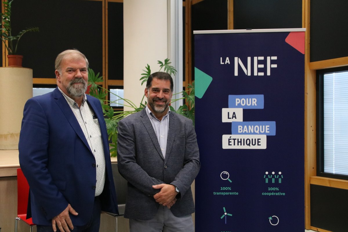 laNef_'s tweet photo. [#FEBEA] Retour en images sur la journée de vendredi avec la @FEBEAethicalfin ou nous avons pu présenter notre campagne #BIGBANQUE aux différentes structures de la FEBEA ! 💥

#banqueethique #finance https://t.co/sJGqKtl1Mp