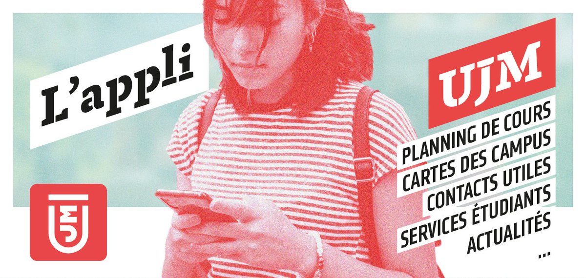🤩 💥 📲 Pour faciliter votre quotidien, téléchargez l’#appliUJM sur l’Appstore et Google Play #étudiants #services #appliUJM #planningdecours #menuscrous #cartedescampus #contacts 
📣 👉 univ-st-etienne.fr/appli-ujm 🎉 🎆