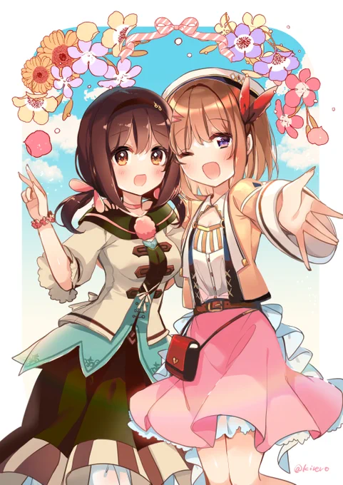「新米錬金術師の店舗経営」2話お疲れさまでした!イラストはサラサとロレアちゃんです#shinmai_renkin 
