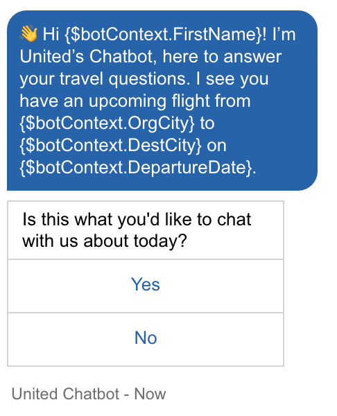 gregakespret's tweet photo. @UnitedAirlines_ You may want to fix your Chatbot. https://t.co/skvh5apTx3