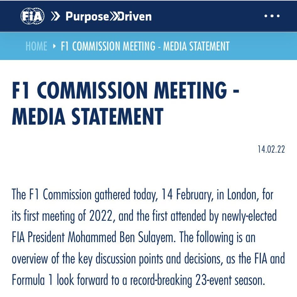 castboxboxbox's tweet photo. Enquanto a gente espera o veredito da FIA sobre o #budgetgate, vamo falar um pouquinho da bagunça dos pontos de ontem?
A FIA se reuniu em fevereiro e, dentre os pontos discutidos, falaram da distribuição de pontos em casos como Spa-21 e todos concordavam com a revisão dos pontos https://t.co/dlJdVaFkkV