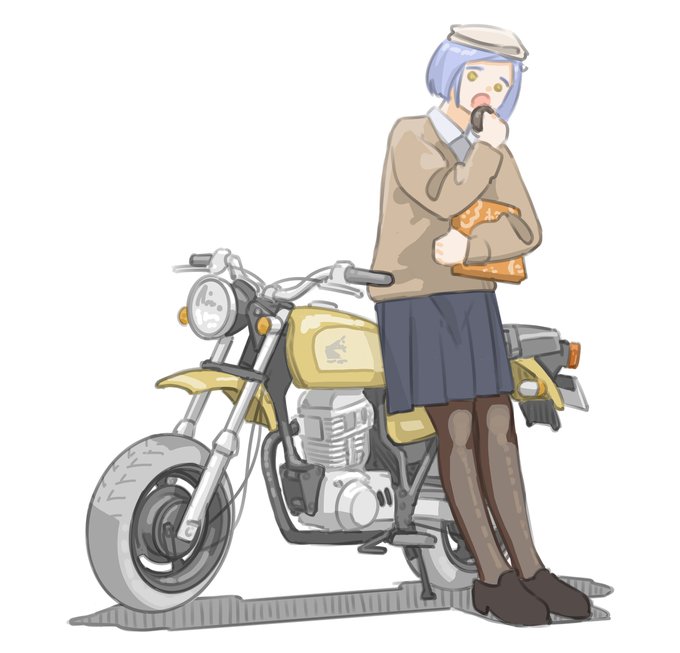 バイク女子のtwitterイラスト検索結果