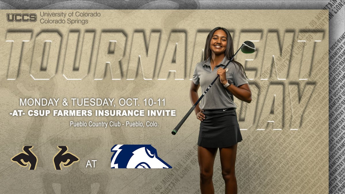 UCCS_WGolf's tweet photo. 🎟️ CSUP Farmers Insurance Invite
📍 Pueblo, Colo.
⛳ Pueblo Country Club
📊  https://t.co/ctflqZ0s3e

#GoMountainLions #RMACgolf https://t.co/V3ZBWyW0w5