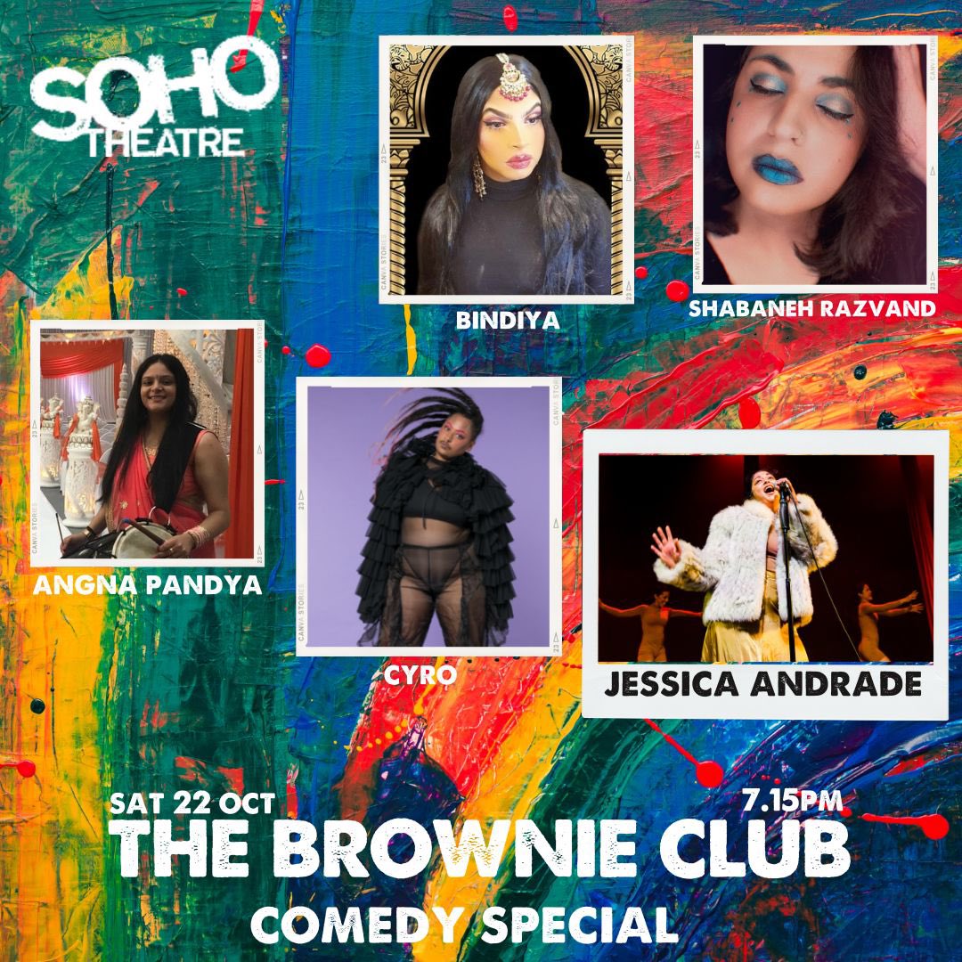 Our friends The Brownie Club have a brilliant comedy special <a href="/sohotheatre/">Soho Theatre</a> on Saturday 22nd Oct - hugely recommended for an hilarious night out! 
sohotheatre.com/shows/the-brow…