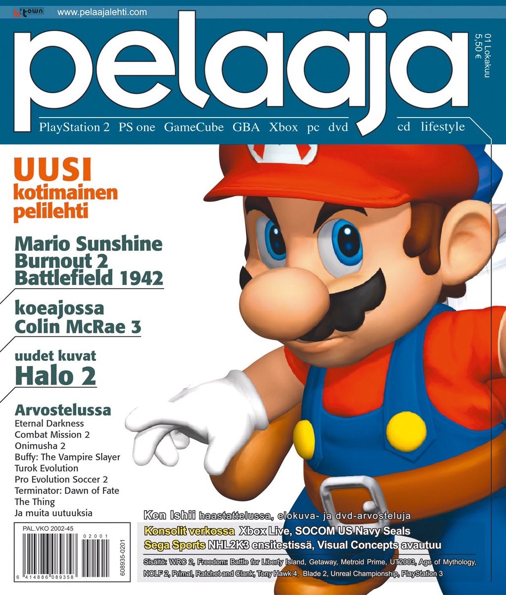 Something I started with a few others including <a href="/MonsieurHutt/">Miika Huttunen</a> turned 20 years old. <a href="/pelaaja/">Pelaaja</a> magazine is still going strong. I left it back in 2010 and its awesome to see people new and old keeping the dream alive. Ah, the first issue.
#pelaaja20v